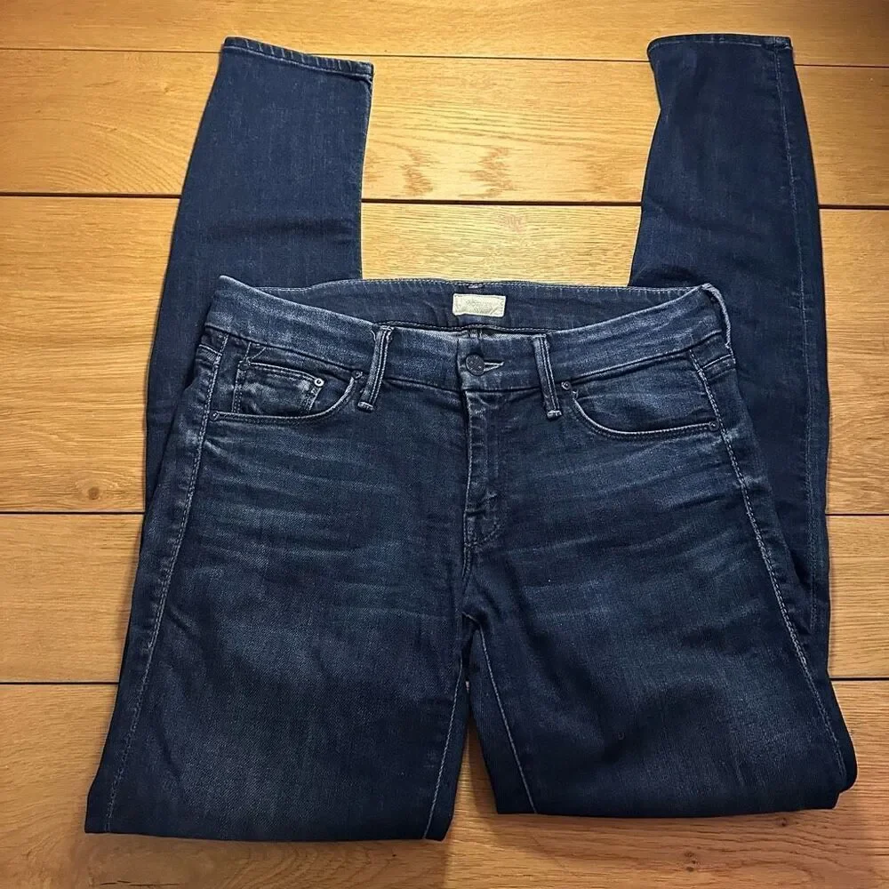 Mother the looker jeans aka goddess 26 dark wash